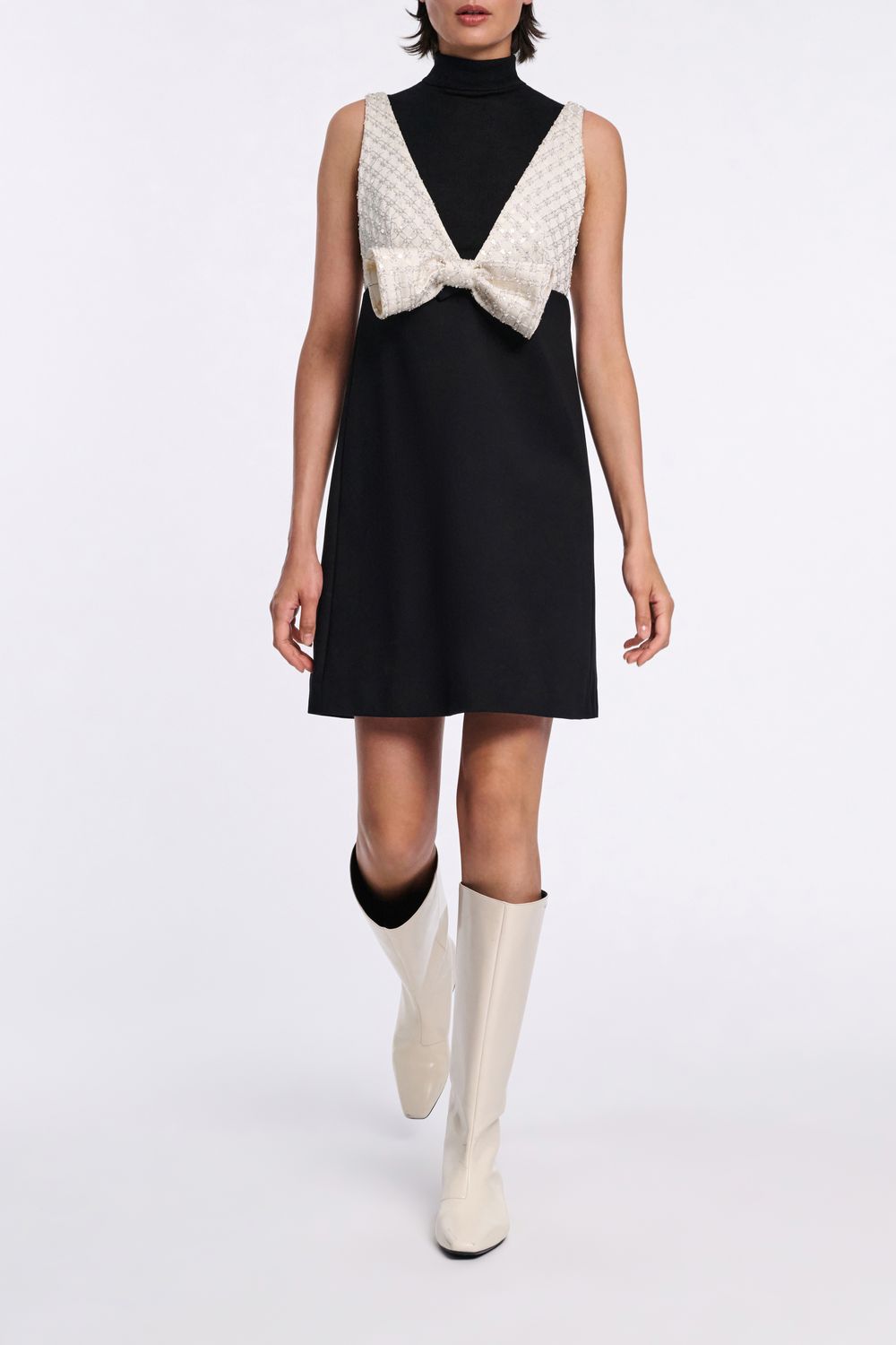 Emotional Essence Dress - black off white DOROTHEE SCHUMACHER