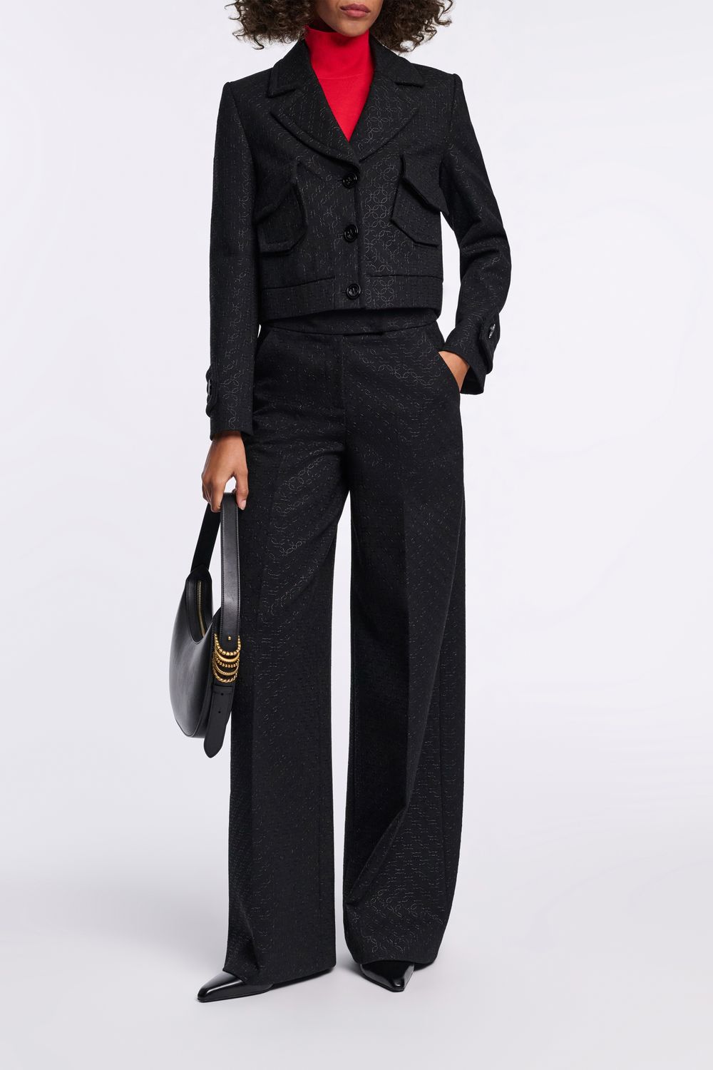 Sparkling Emotions I Pants - pure black DOROTHEE SCHUMACHER