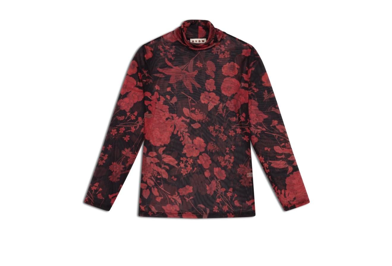 AVDW - OLGA MESH TOP RED