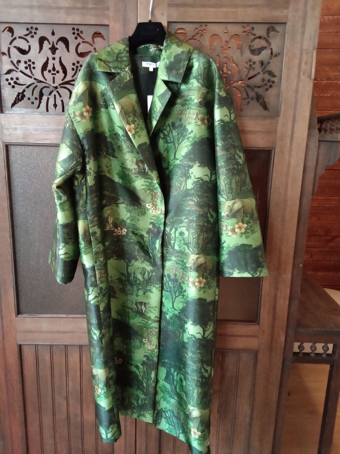 LUNATICA - OVERCOAT K GAIA DARK GREEN