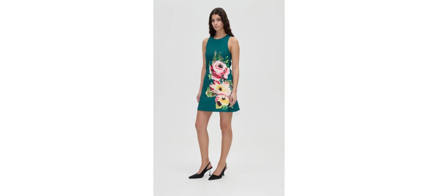 STINE GOYA - Garter Mini Dress - Ephemeral Bloom