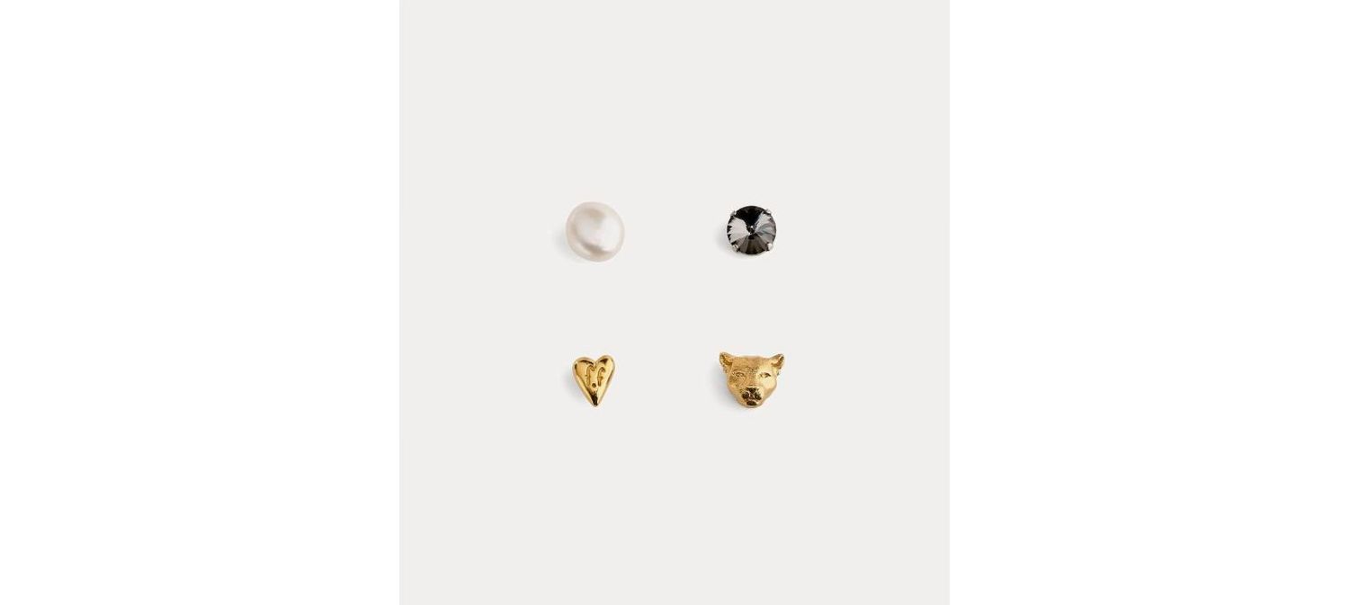 FORTE_FORTE - Set of 4 Sculpture Earrings