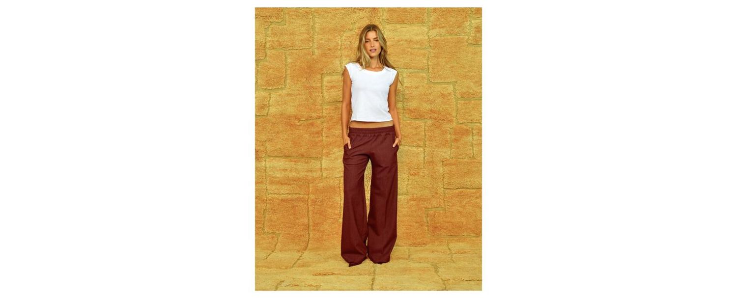 SEA ME HAPPY - Honey Pants Soft Denim - Cabernet