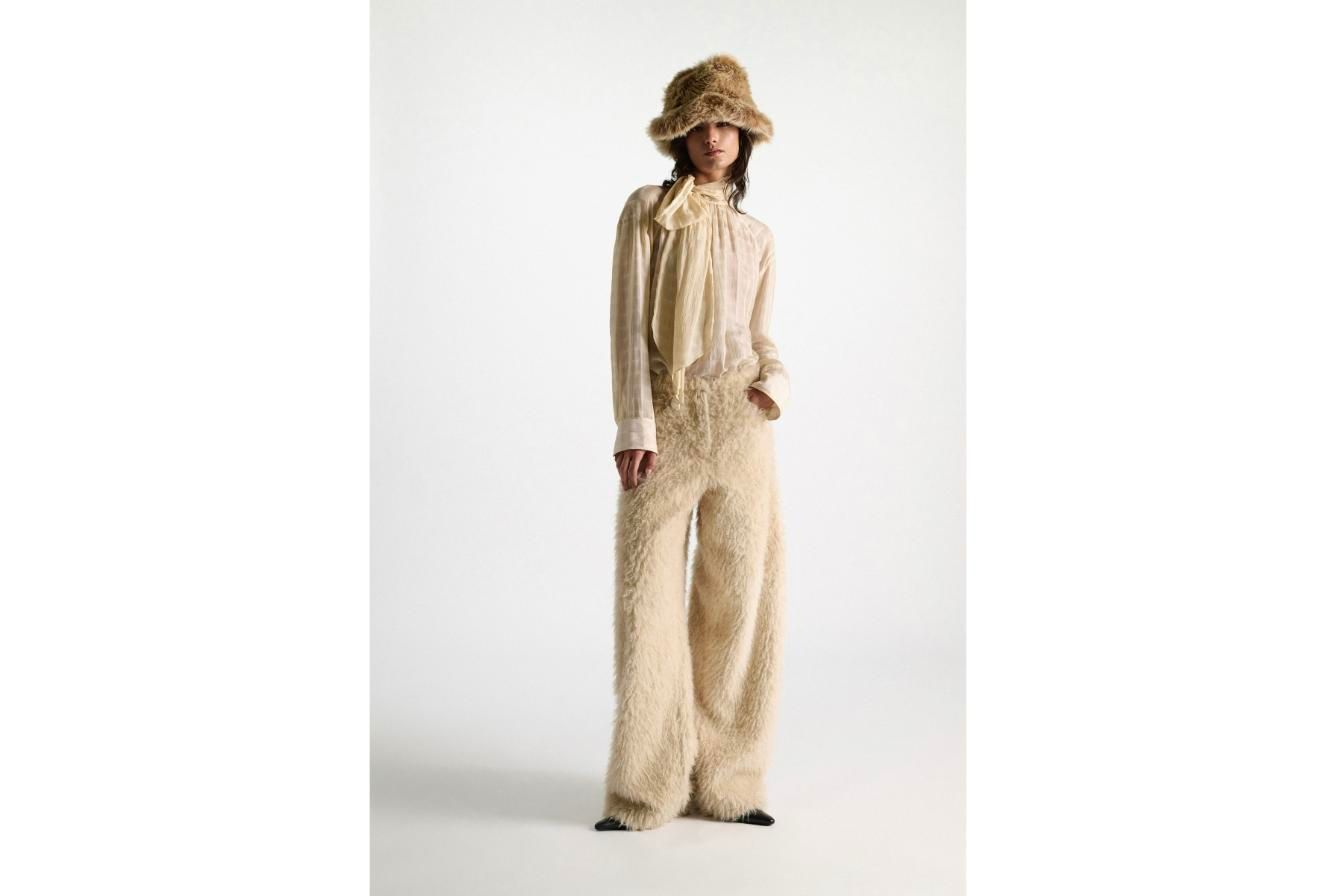 DOROTHEE SCHUMACHER - AIRY CHECK blouse - Ivory