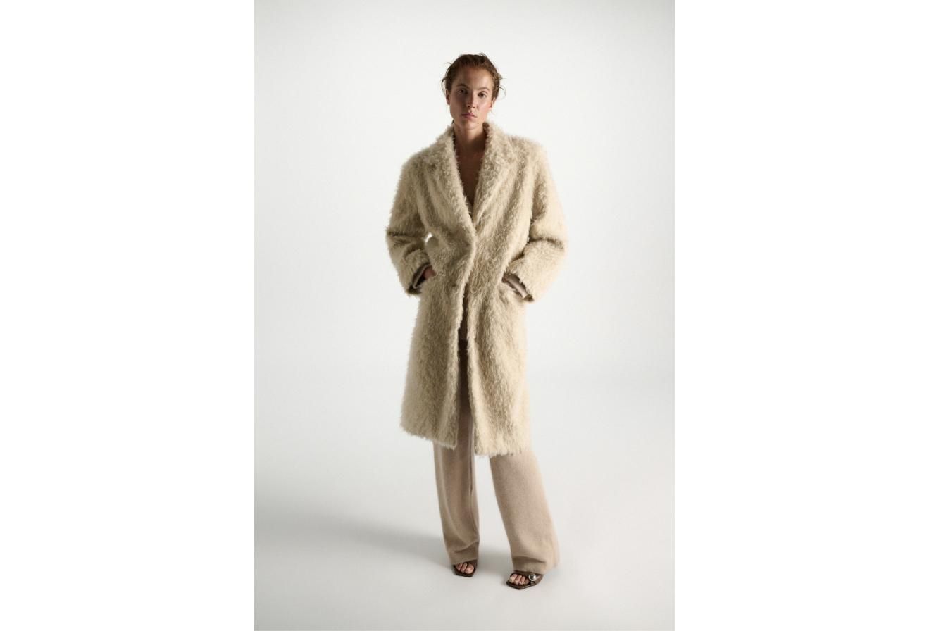 DOROTHEE SCHUMACHER - FLUFFY MOMENT coat champignon