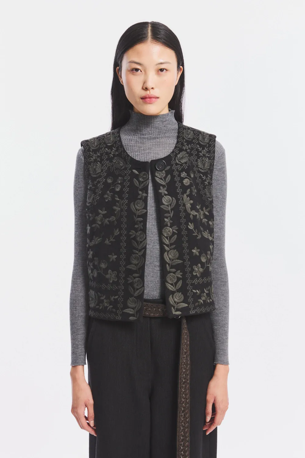 ANTIK BATIK - Bertille Gilet Black