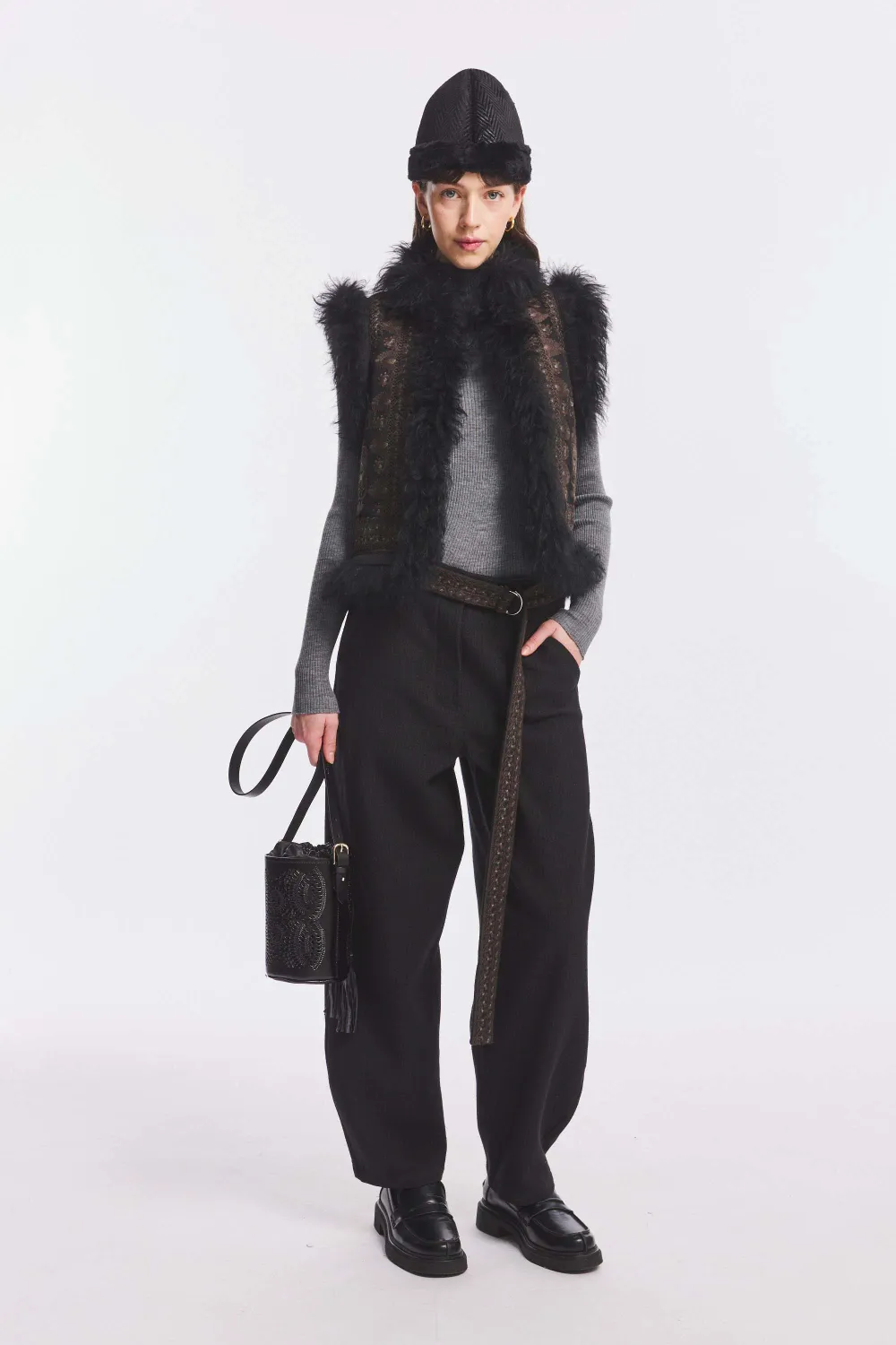 ANTIK BATIK - Sando Gilet Black