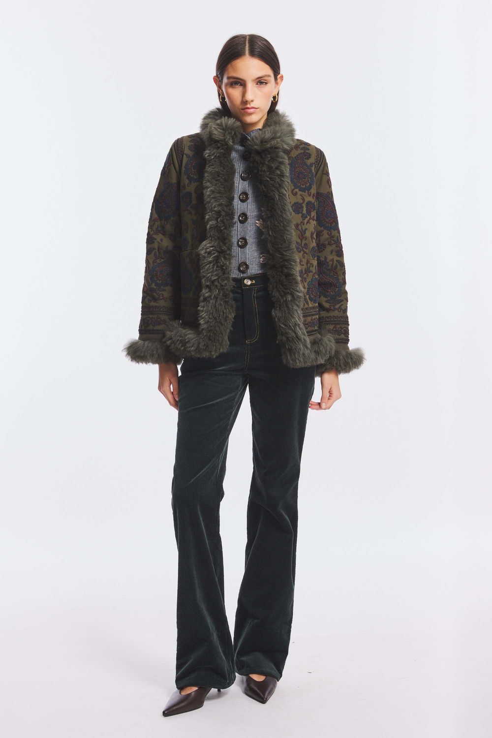 ANTIK BATIK - Pauline Jacket Kaki