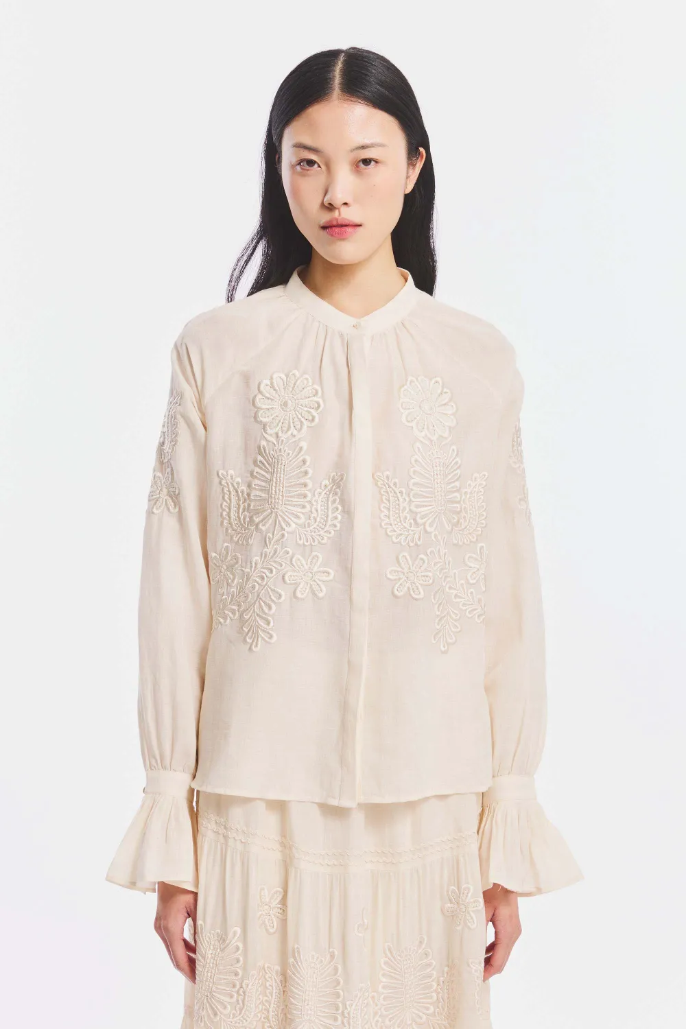 ANTIK BATIK - Marta Blouse Cream