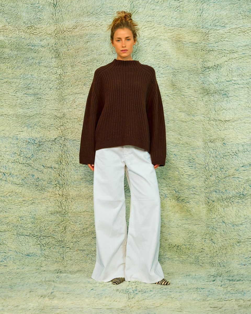 SEA ME HAPPY - Baker jumper dark brown