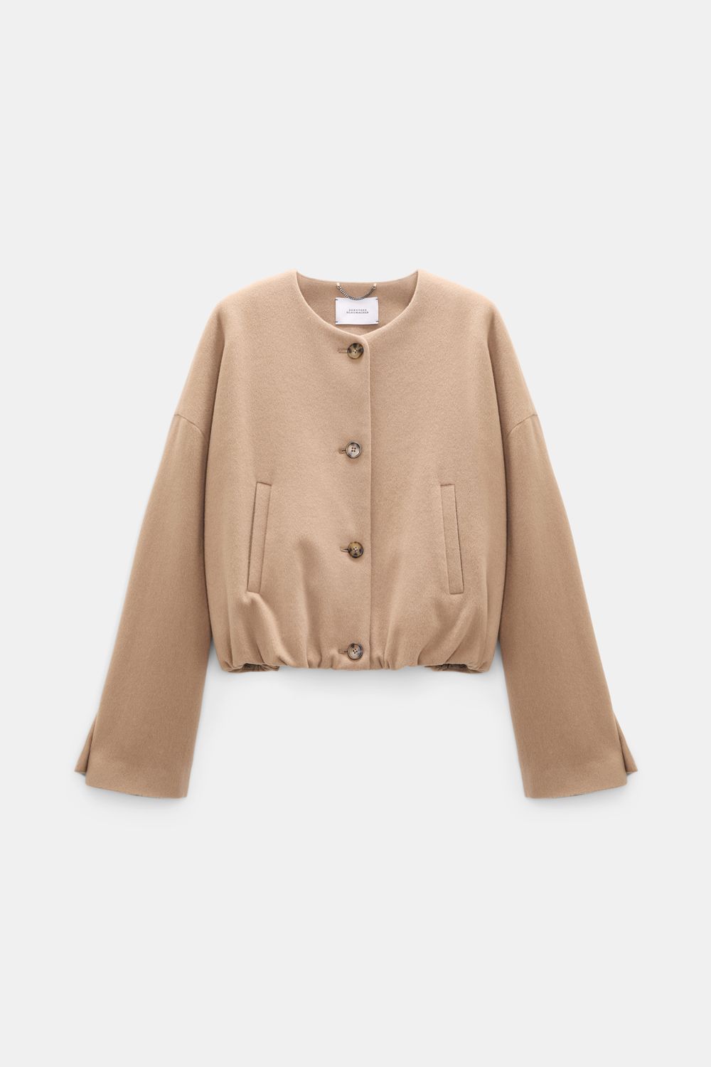 DOROTHEE SCHUMACHER - SOFT SILHOUETTES jacket almond