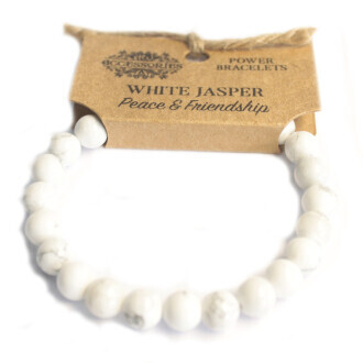 White Jasper Power Bracelet