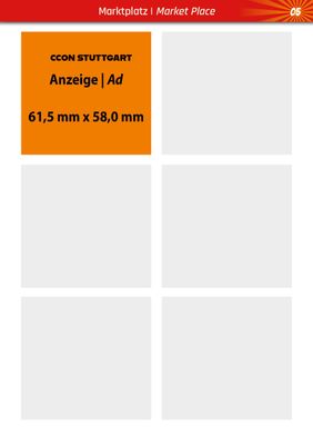 Banner/Anzeige im Programmheft CCON 2026