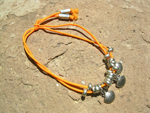 Jewellery to boost confidence - shell anklet