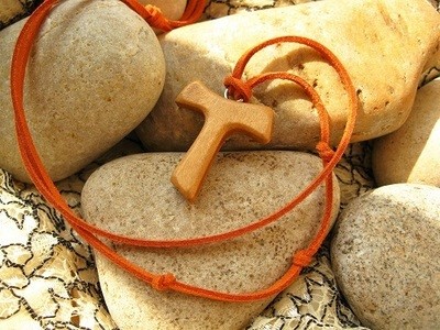 Tau Cross necklace for travellers
