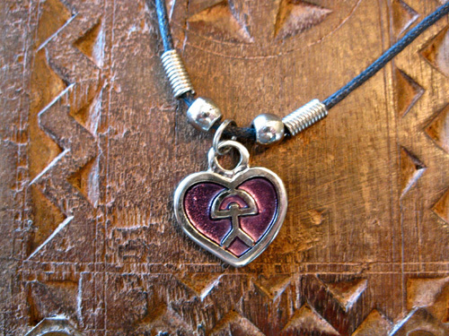 Heart pendant ~ Indalo classic, metal
