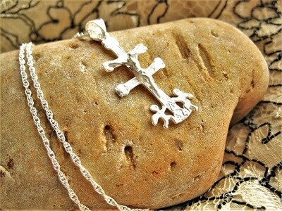 Caravaca crucifix necklace
