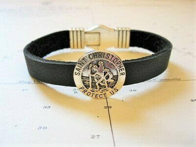 Lucky travel bracelet ~ St Christopher