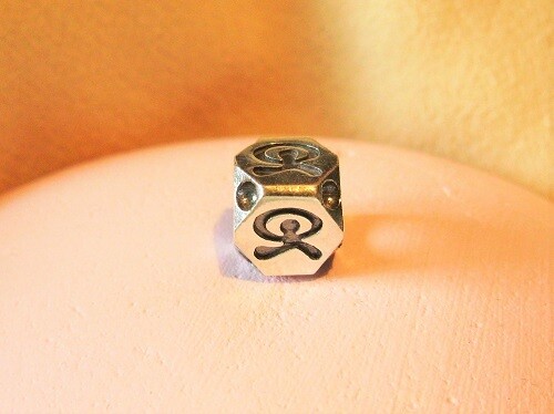 Indalo Man bead ~ European style, hexagonal dancing