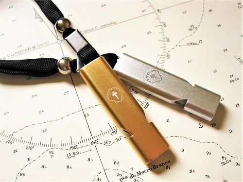 Travellers Cross Safety Whistle - sAfe Jewellery