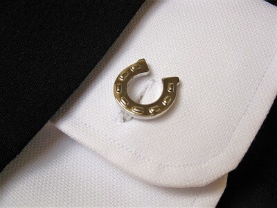 Lucky horseshoe cufflinks - for protection, safety and success