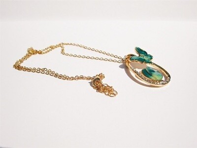 Butterfly necklace when worried about starting something new