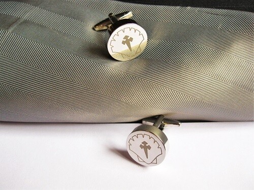 sAfe Jewellery - Travellers Cross cufflinks ~ Keep Safe!