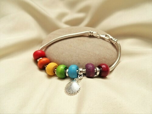 Stay Safe bracelet ~ Rainbow of Hope