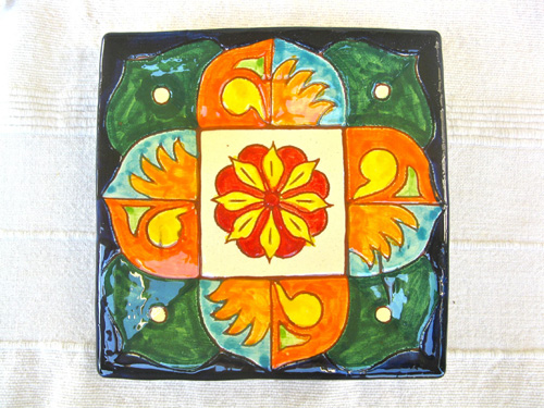 Spanish plate ~ herald, square