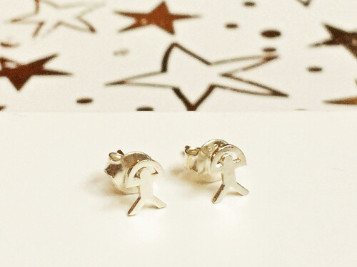 Indalo stud earrings ~ 925 silver classic