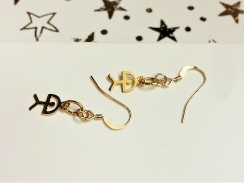 Indalo Man earrings ~ gold-filled, classic