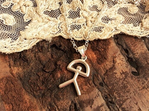Indalos necklace ~ classic, silver