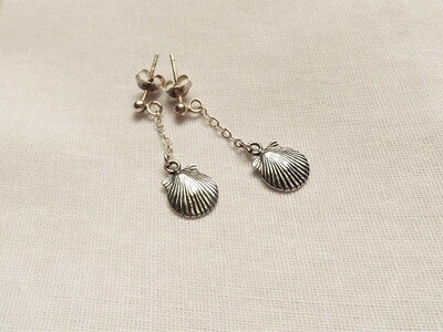 Santiago scallop shell earrings ~ for encouragement and hope