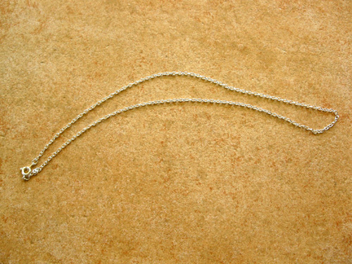 Trace chain - silver plated