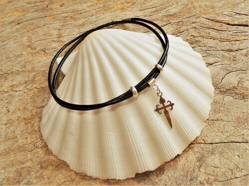 Cruz de Santiago / Cross of St James bracelet ~ wraparound