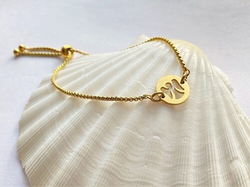 Wellbeing bracelet for protection and health wishes - Angel