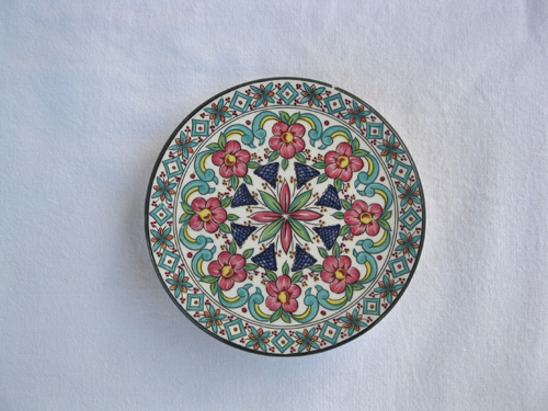 Spanish Plate ~ floral Granada