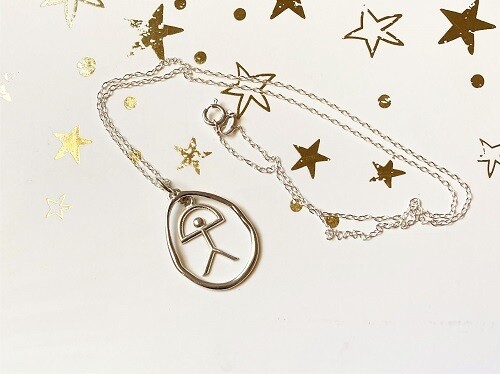Indalo Man necklace for protection and prosperity