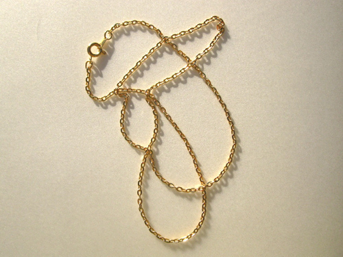Trace chain - gold plated