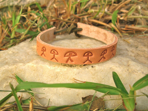 Indalo wellness bracelet, leather