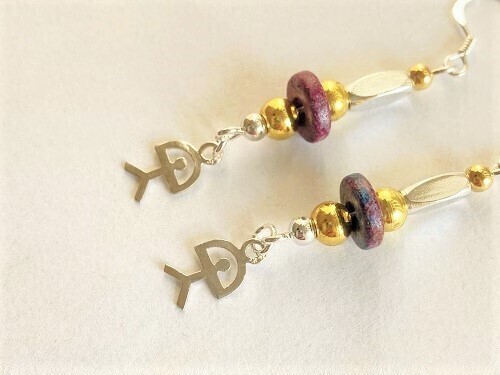 Jewellery for luck - Earrings with Indalos