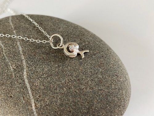 Indalo necklace ~ tiny sparkle, modern