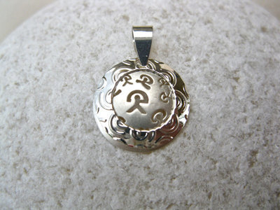 Indalo charm pendant ~ button, duo