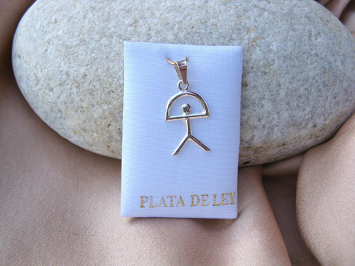 Indalo pendant ~ silver, classic