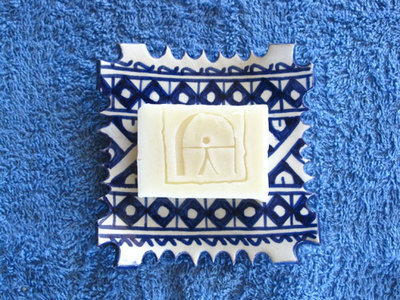 Soap dish - Spanish, handmade ceramic