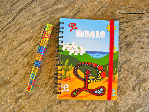 Indalo notebook and pen gift set