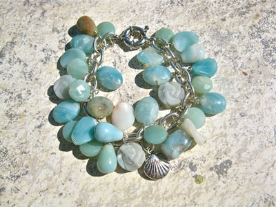 Camino charm bracelet ~ ft amazonite