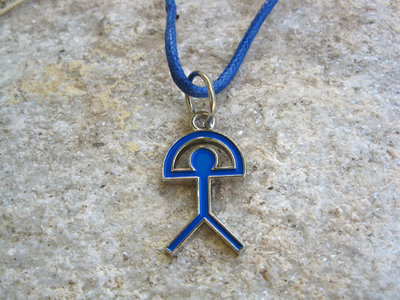 Indalo charm necklace ~ electric blue