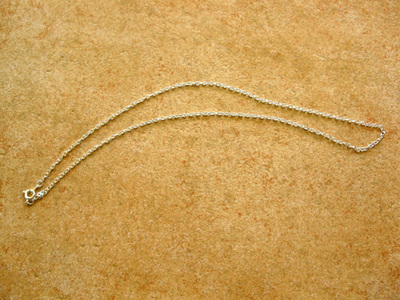 Trace chain - silver plated