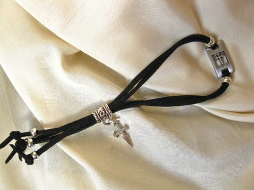 This soft suede bracelet is suitable for men or women